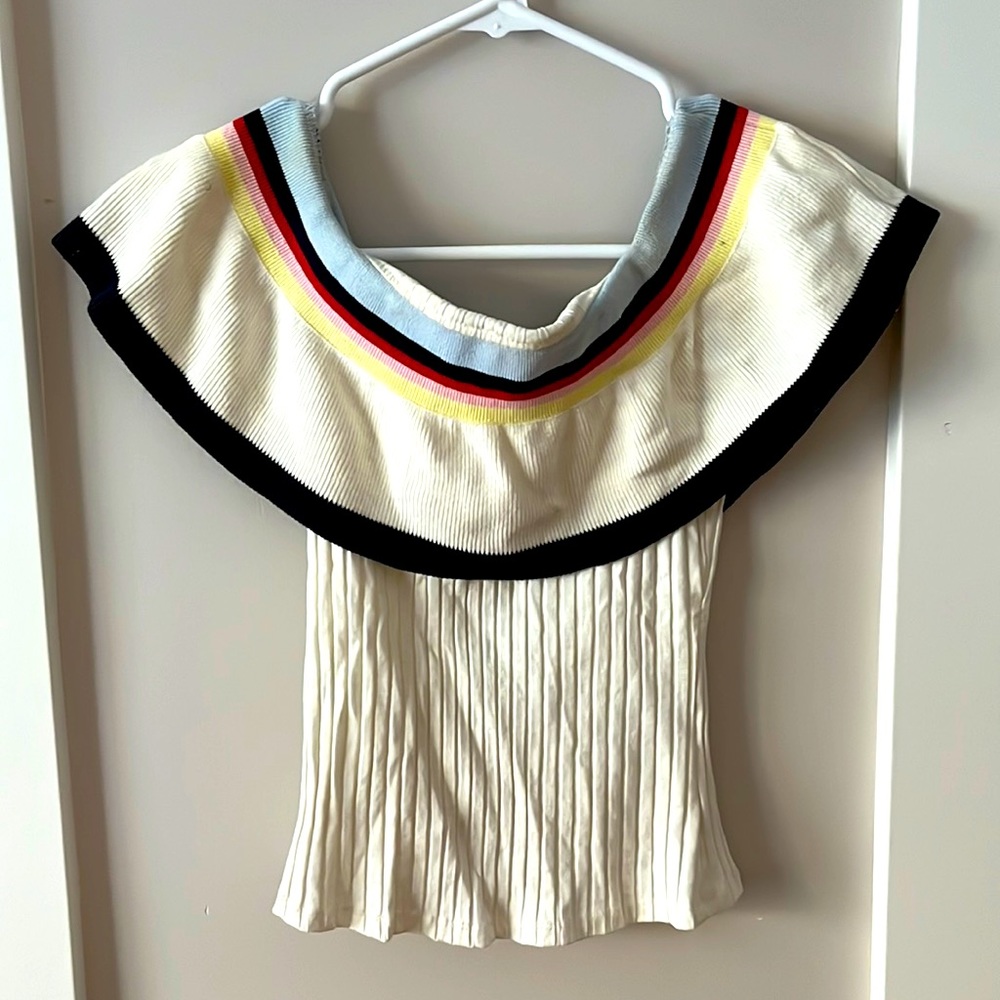 European off the shoulder top